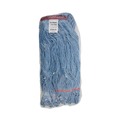 Tradesmen Day Sale | Boardwalk BWK503BLNB 1 in. Super Loop Cotton/Synthetic Fiber Wet Mop Head - Large, Blue (12/Carton) image number 1
