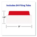 Office Jansan | Avery 74775 Ultra Tabs 3 in. x 1.5 in. 1/3-Cut Repositionable Wide and Slim Tabs - Assorted (1-Set) image number 5