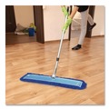 Mops | Gritt Commercial GRI17448T 48 in. x 5 in. Microfiber Head 40 in. to 72 in. Silver Aluminum Handle Dust Mop with Telescopic Handle - Blue (1-Kit) image number 8