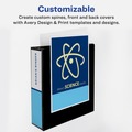 Binders & Binding Supplies | Avery 79170 One Touch EZD Rings 3 Rings 1 in. Capacity 11 in. x 8.5 in. Heavy-Duty DuraHinge View Binder - Red (12/Carton) image number 3