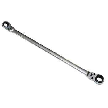 PRODUCTS | Mountain EX-PFFGBXZ16181 Universal Spline Double Box Reversible 13 mm x 15 mm Ratcheting Wrench