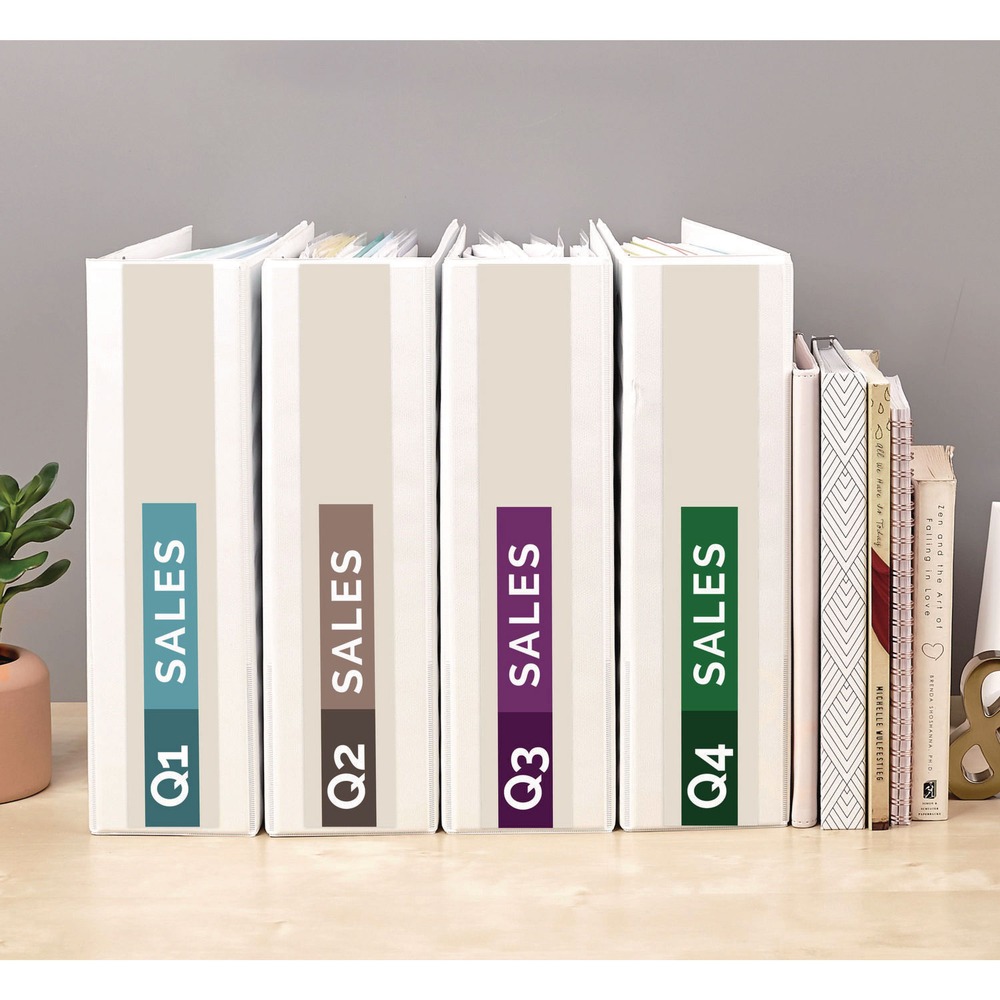 как выглядит Avery 5741 3 Round Rings 3" Capacity 11" x 8.5" Economy View Binder - White New фото