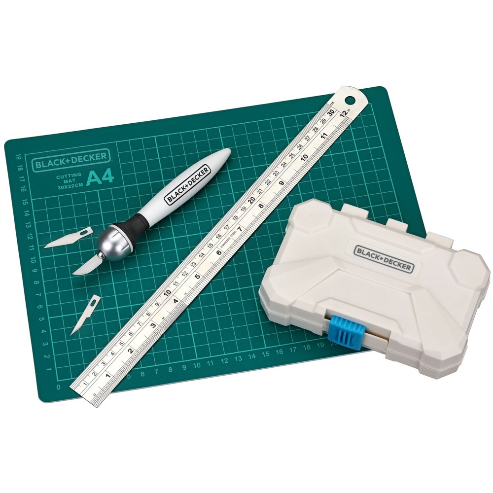 Black & Decker BDHT14001 Craft Hobby Knife Kit w/26 Blades and Cutting Mat New 885911807173| eBay