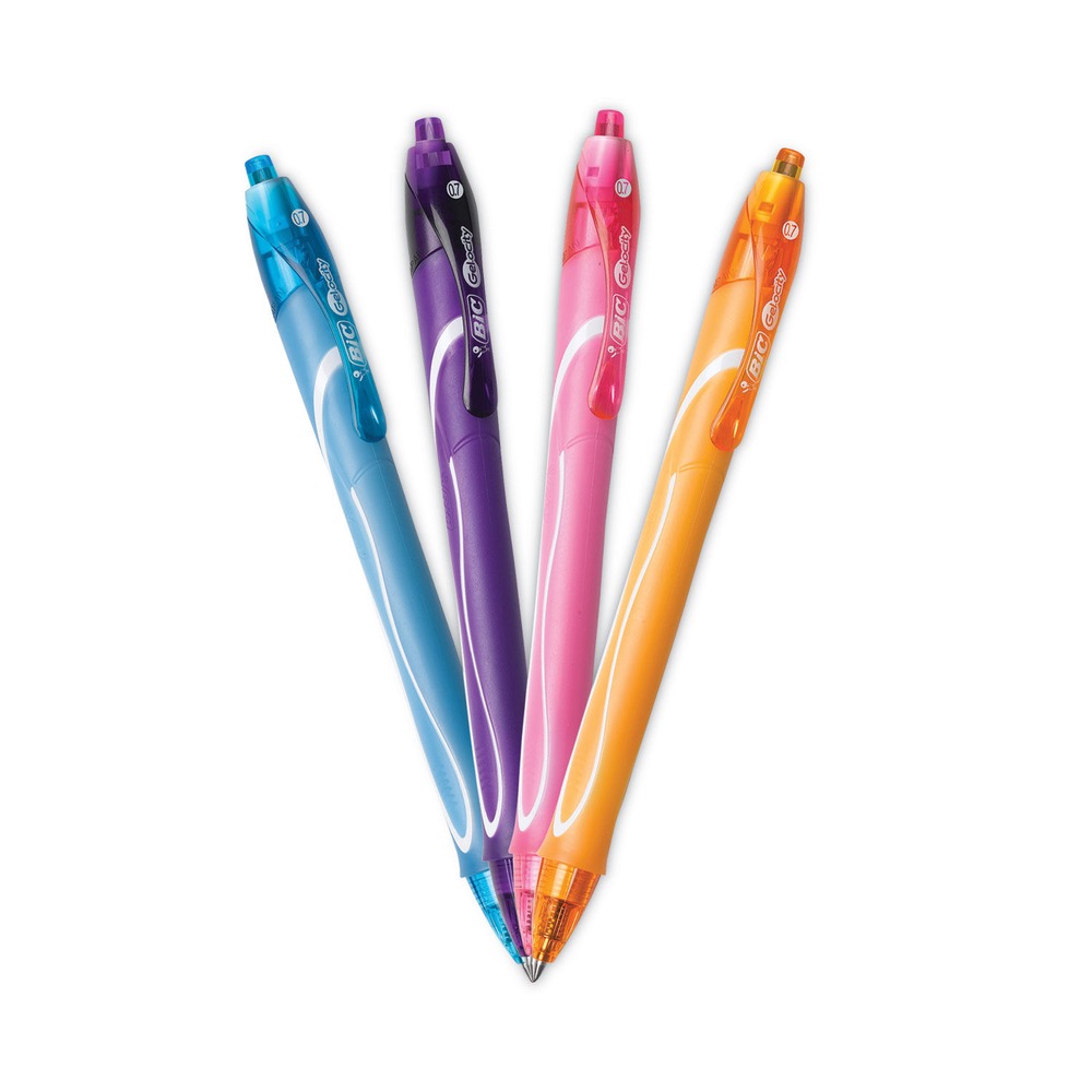 BIC RGLCGA11AST 0.7 mm Gel-ocity Quick Dry Gel Pen - Assorted (1 DZ) New - Picture 2 of 9