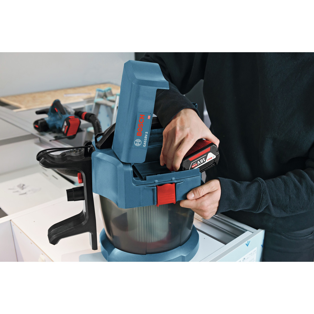 Bosch GAS18V3NRT 18V 2.6 Gal. Wet/Dry Vacuum Cleaner Certified