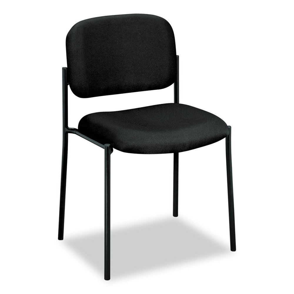 HON VL606VA10 21.25 in. x 21 in. x 32.75 in. Stacking Guest Chair - Black New