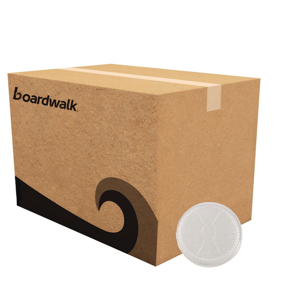 Boardwalk ROUND7CLID 7" Plastic Dome Lid for Round To-Go Containers (500/CT) New - Afbeelding 1 van 5