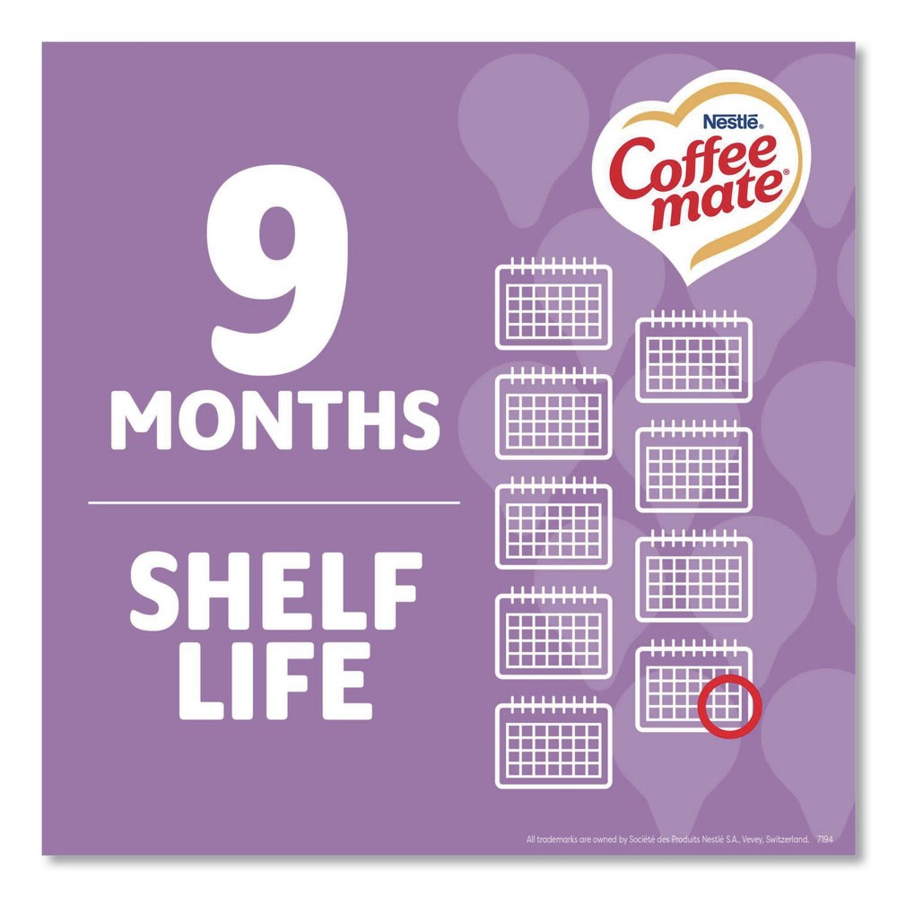 Coffee-mate 21108CT Liquid Coffee Creamer - Italian Sweet Cream (180/Carton) New - Afbeelding 5 van 9