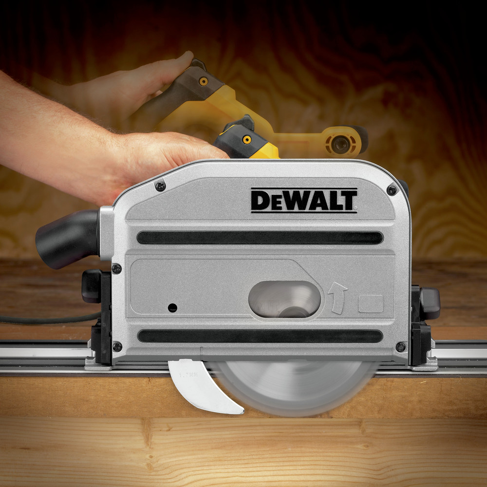 DEWALT 61/2 in. (165 mm) 12 A Zero Clearance Corded Track Saw DWS520K