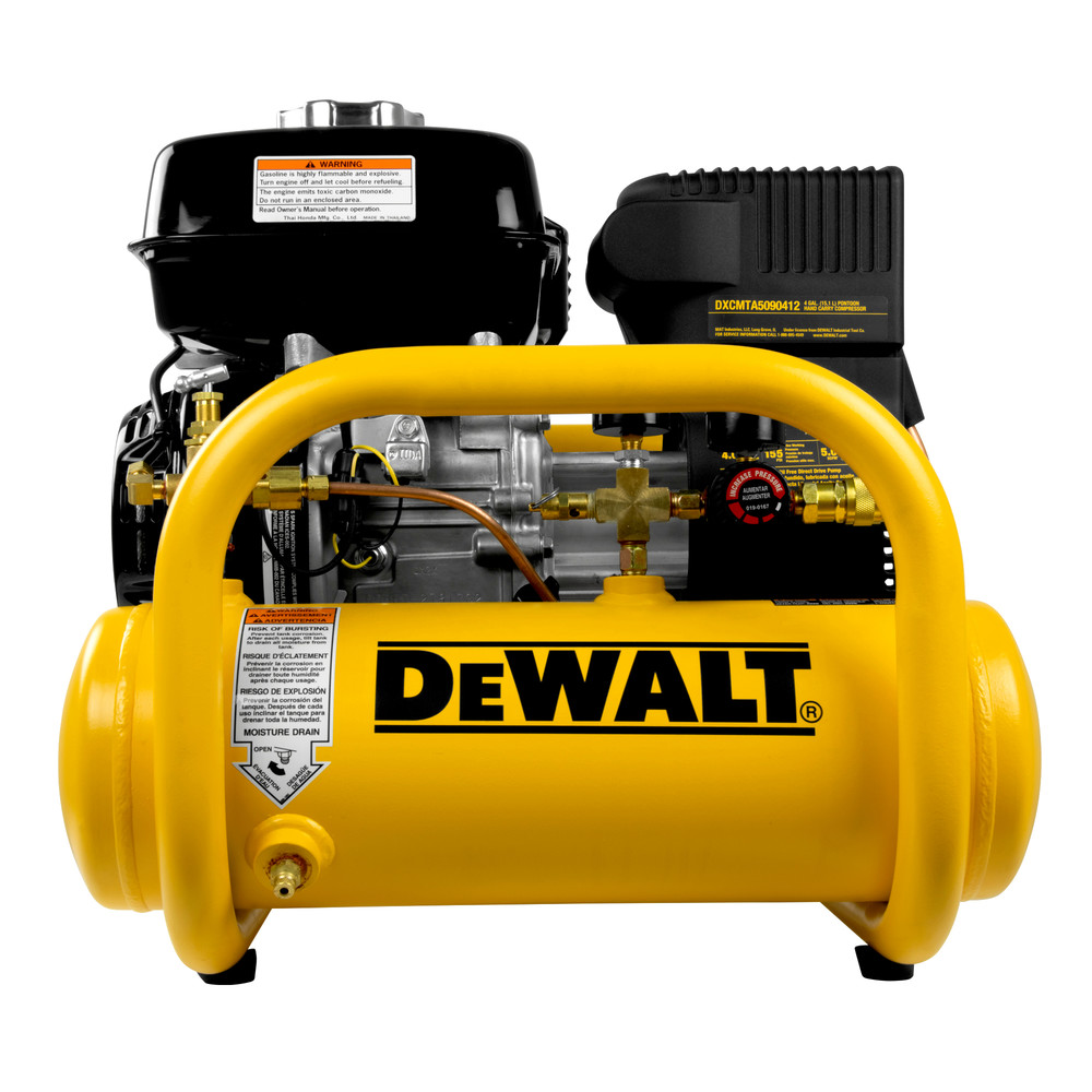 DEWALT DXCMTA5590412 Honda GX 4-Gallon Oil-Free Pontoon Air