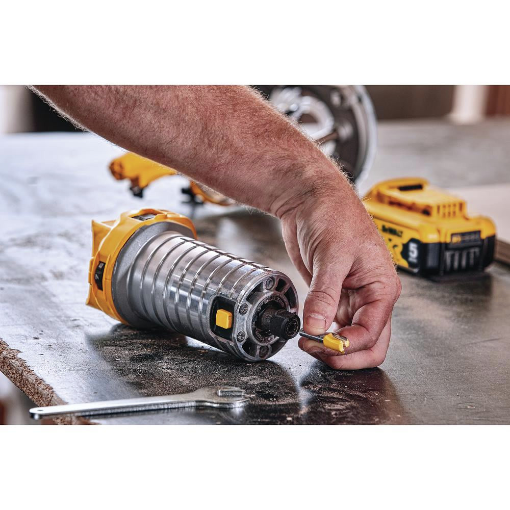 DEWALT DCW600BR 20V MAX XR Compact 1/4" Router (Tool Only) Certified Refurbished - Bild 7 von 10