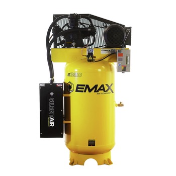 EMAX ESS07V080Y1 7.5 HP 80 gal 2-Stage 1-Phase 26 CFM Silent Air