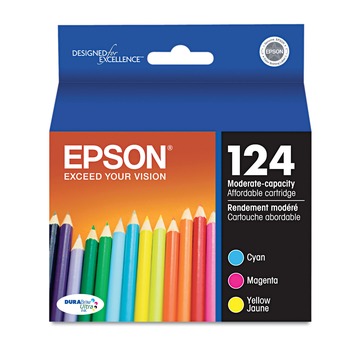 T124520-S (124) DURABrite Ultra Ink, Cyan/Magenta/Yellow T124520-S (124) DURABrite Ultra Ink, Cyan/Magenta/Yellow