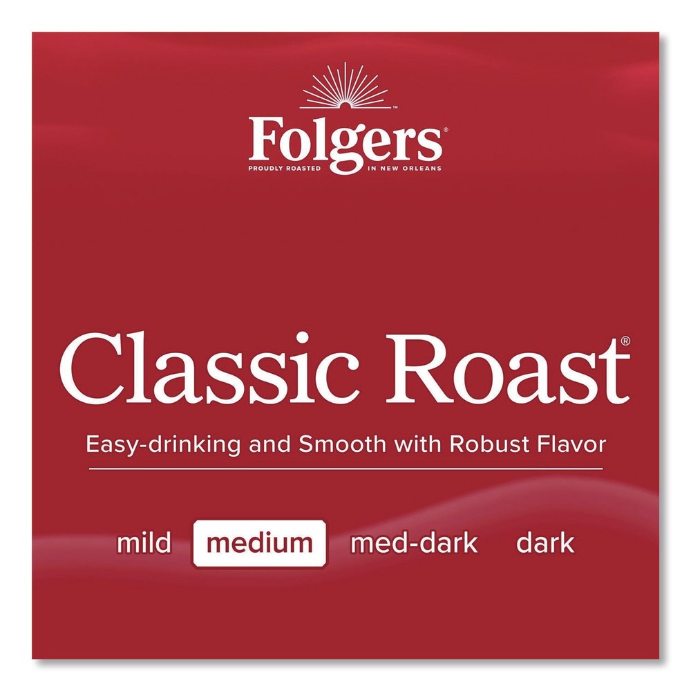 Folgers 20421CT 25,9 oz. Kanister Classic Roast Gemahlener Kaffee (6/Karton) Neu - Bild 9 von 11