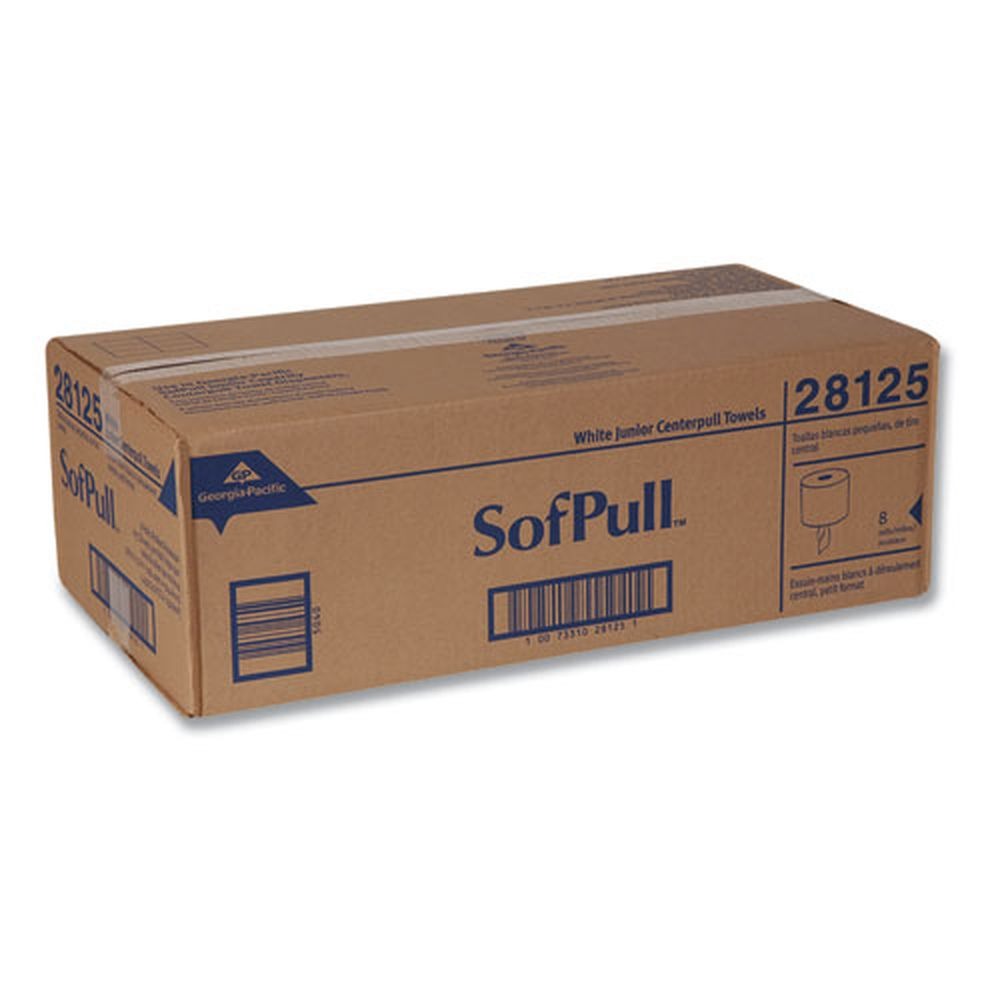 Georgia Pacific Professional 28125 SofPull Jr. Cap Towel (225/Rl, 8-Rl/Ct) New - 第 2/5 張圖片