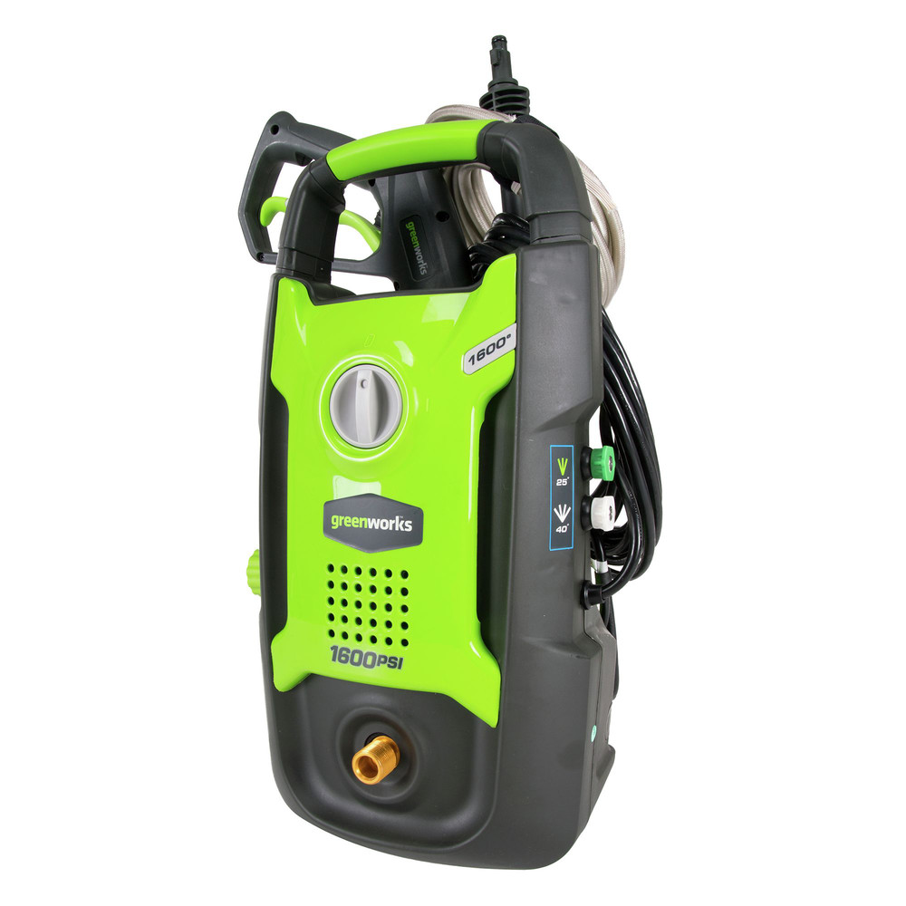 Greenworks 5101802 13 Amp/1600 PSI/1.2 GPM Electric Pressure Washer New