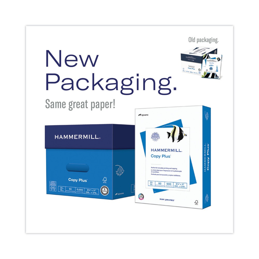 Hammermill 105650 92 BT 20 lbs. Copy Plus Print Paper - WHT (5 Reams/Carton) New - Picture 2 of 9