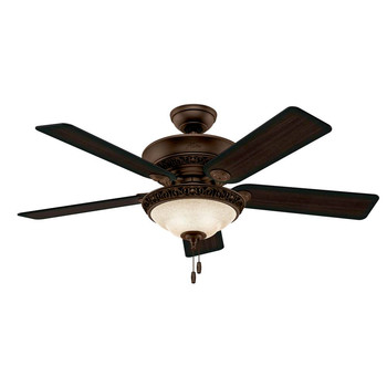 Hunter 53200 52 In Italian Countryside Cocoa Ceiling Fan W Light