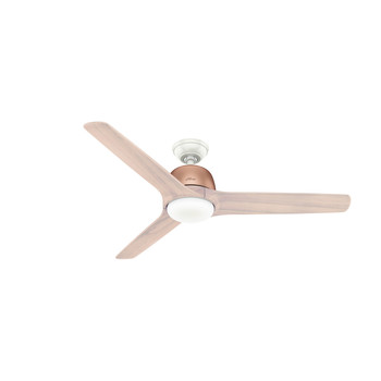 Hunter 59425 54 in. Norden Satin Copper Ceiling Fan w ...