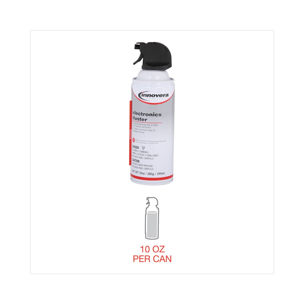 как выглядит Innovera 10010 10 oz Can Compressed Air Duster Cleaner New фото