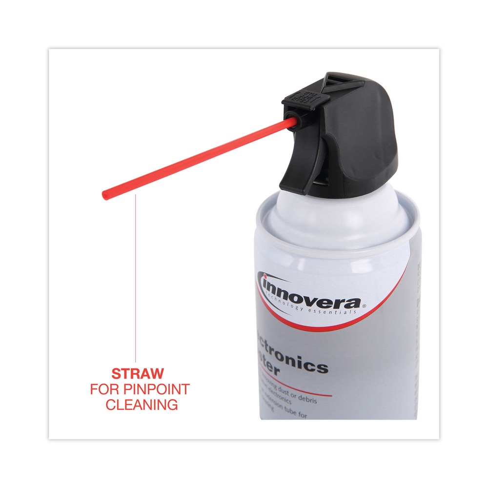 как выглядит Innovera 10012 10 oz Can Compressed Air Duster Cleaner 2/Pk New фото