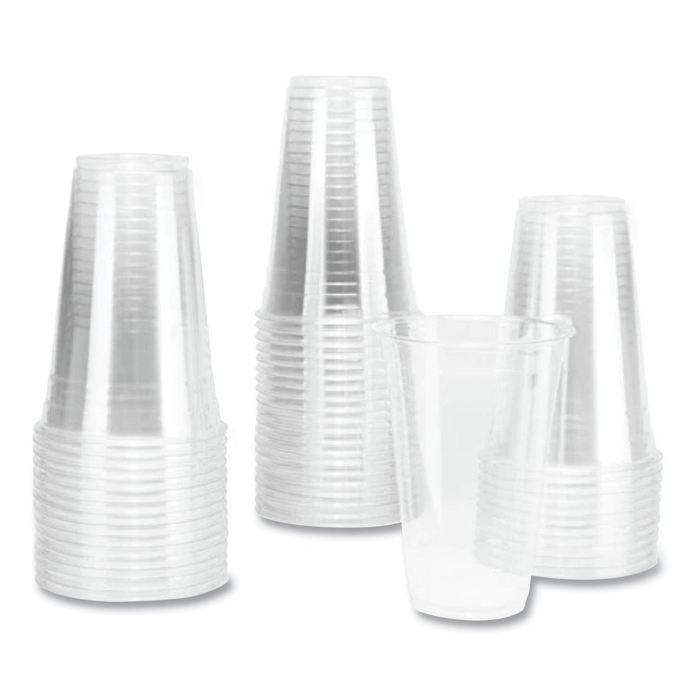 Karat CKC20 20 oz PET Plastic Cups - Clear (1000/CT) New