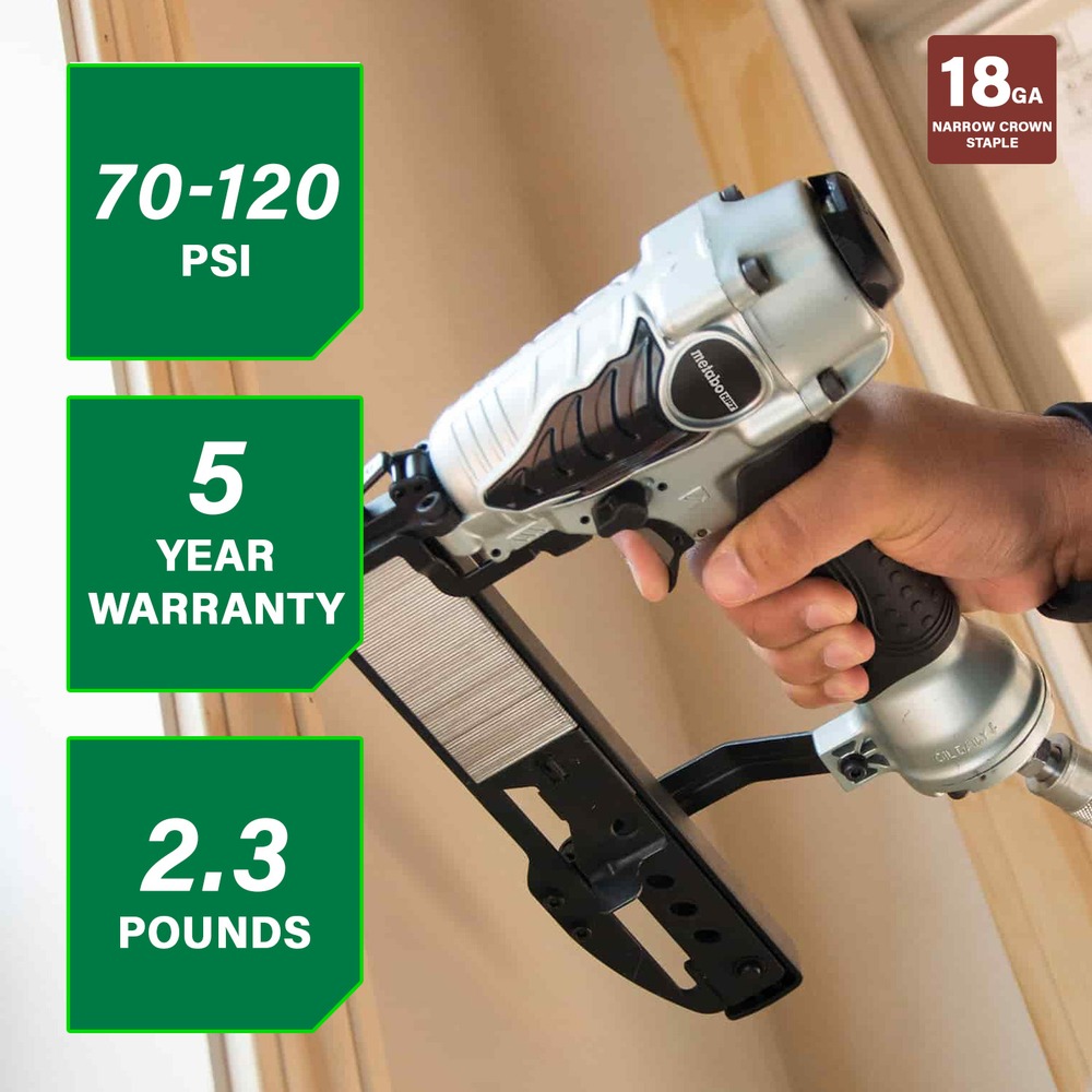Metabo HPT N3804AB3M Cucitrice pneumatica a corona stretta 1-1/2" calibro 18 1/4" nuova - Foto 3 di 11