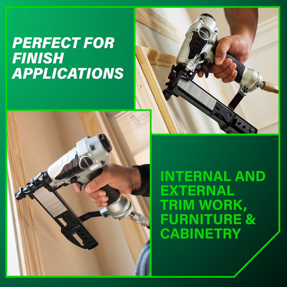 Metabo HPT N3804AB3M Cucitrice pneumatica a corona stretta 1-1/2" calibro 18 1/4" nuova - Foto 10 di 11