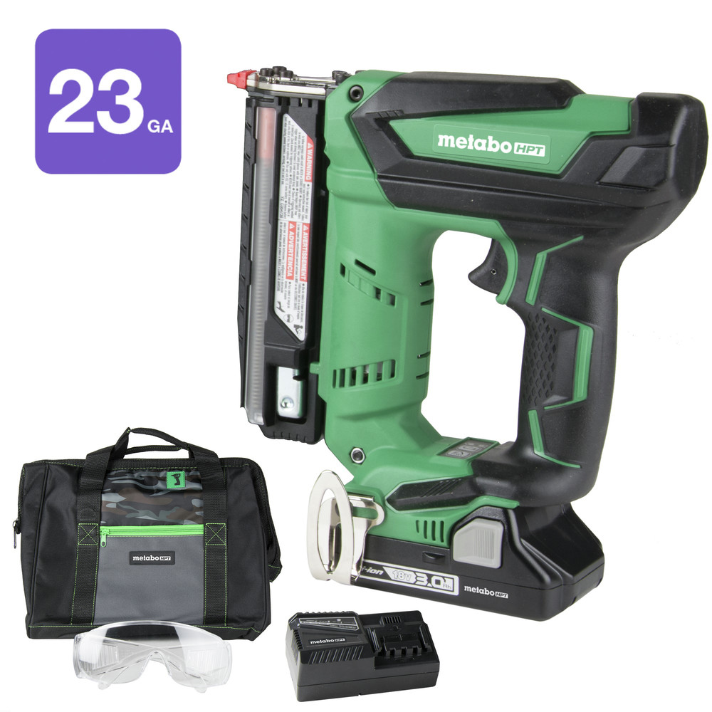 Metabo HPT 18V Cordless 13/8 in. 23Gauge Pin Nailer Kit NP18DSAL New