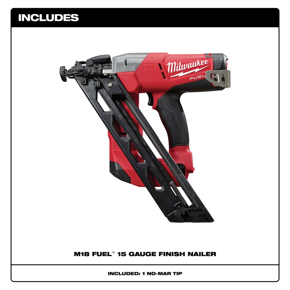 Milwaukee M18 FUEL 15G Brushless Finish Nailer (BT) 274320 New