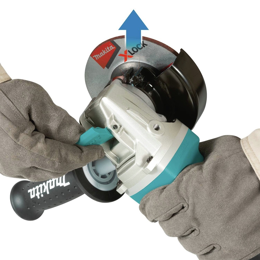 Makita GA4570-R 4-1/2" X-LOCK Winkelschleifer, AC/DC-Schalter zertifiziert generalüberholt - Bild 3 von 6