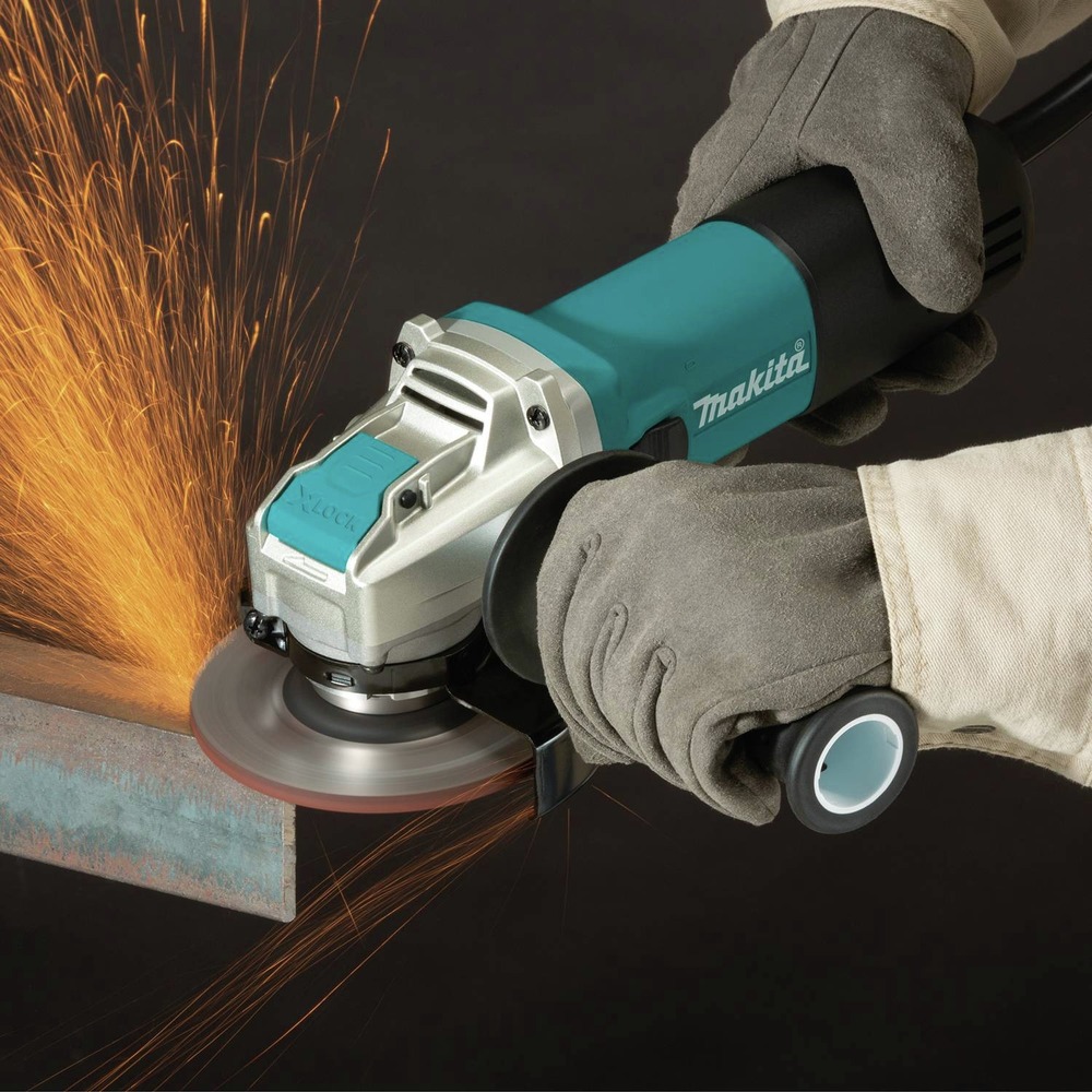 Makita GA4570-R 4-1/2" X-LOCK Winkelschleifer, AC/DC-Schalter zertifiziert generalüberholt - Bild 6 von 6