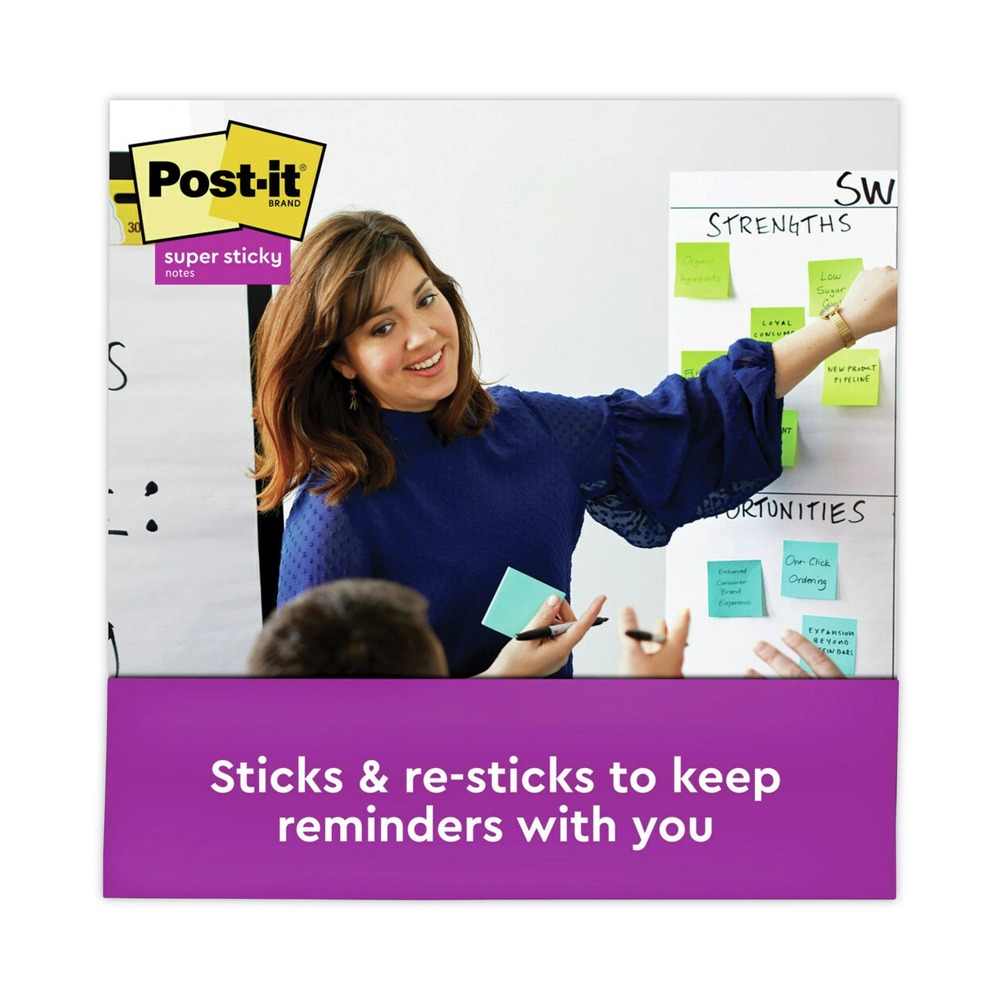 Post-it Notizen Super Sticky 65424SSAU Energie Boost Blöcke (90-Sht/Pd, 24-Pd/Pk) Neu - Bild 8 von 11
