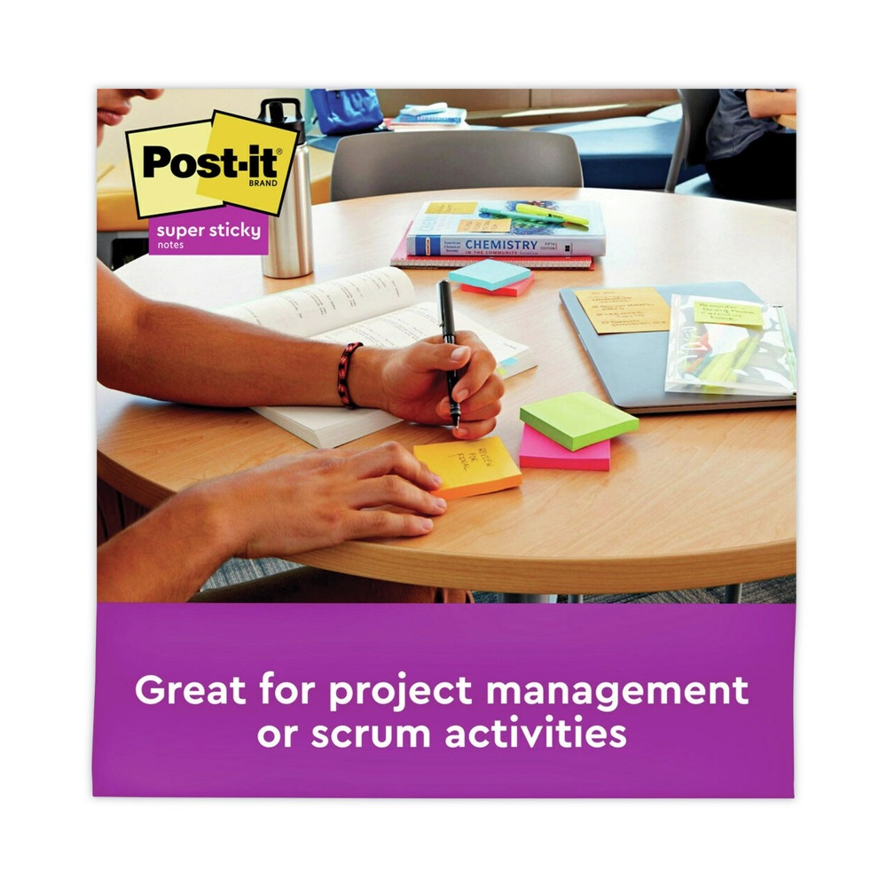 Post-it Notizen Super Sticky 65424SSAU Energie Boost Blöcke (90-Sht/Pd, 24-Pd/Pk) Neu - Bild 10 von 11