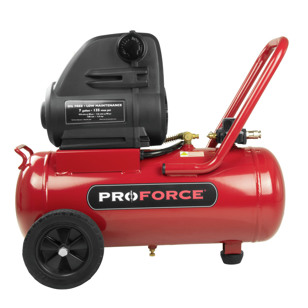 ProForce OilFree 7 Gal. Portable Air Compressor Power Tool VPF1580719 New 846212002346 eBay
