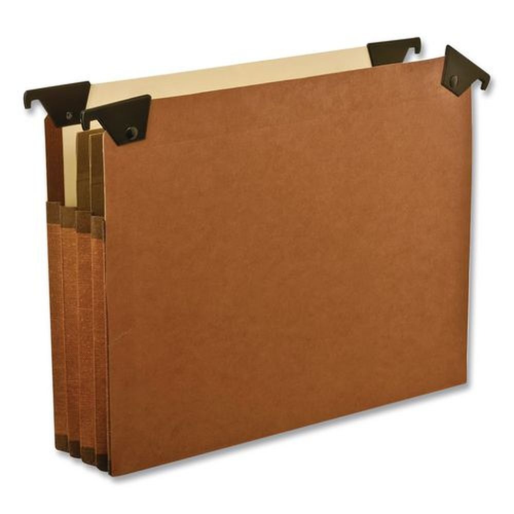 Pendaflex 45422 Premium Expanding Hanging File Pockets - Brown (5/BX) New - Picture 2 of 2