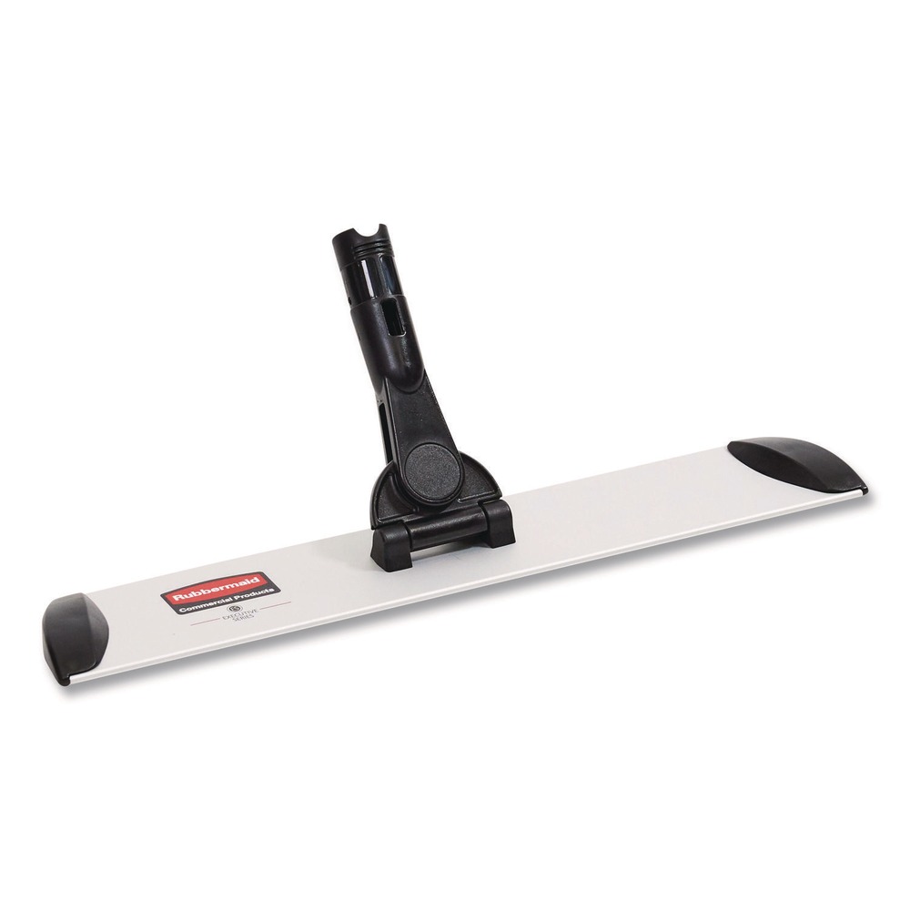 Rubbermaid Commercial 1863893 17" x 3.5" Microfiber Flat Mop Frame - BK/SL New - Picture 2 of 4