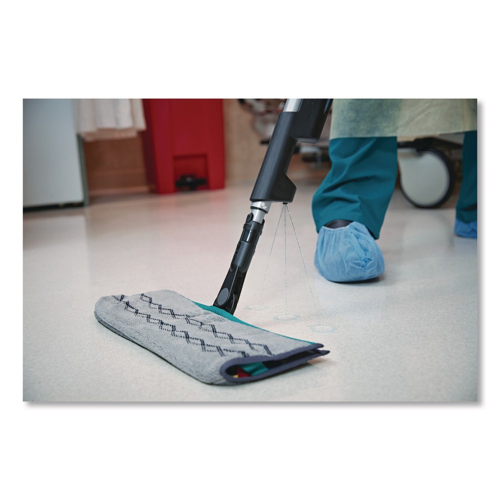 Rubbermaid Commercial 1863893 17" x 3.5" Microfiber Flat Mop Frame - BK/SL New - Picture 3 of 4