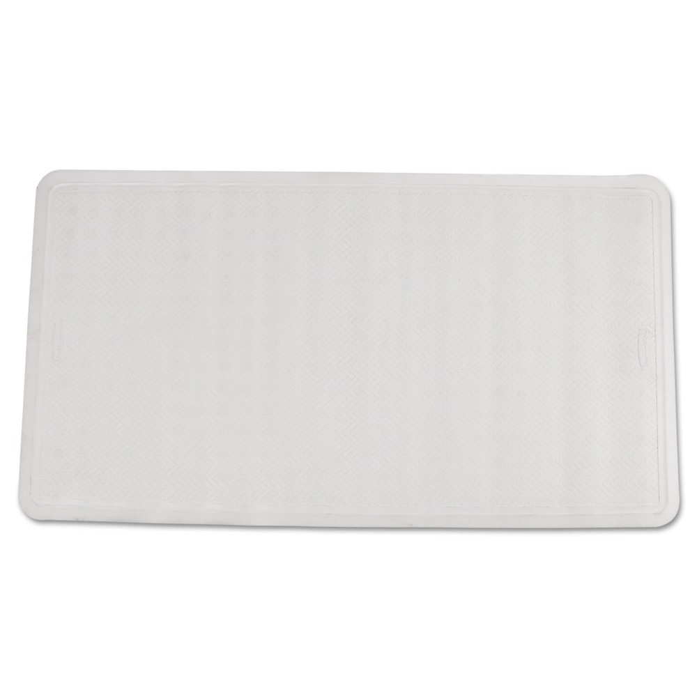 как выглядит Rubbermaid Commercial 1982726 Safti Grip Latex-Free Vinyl Bath Mat - White New фото