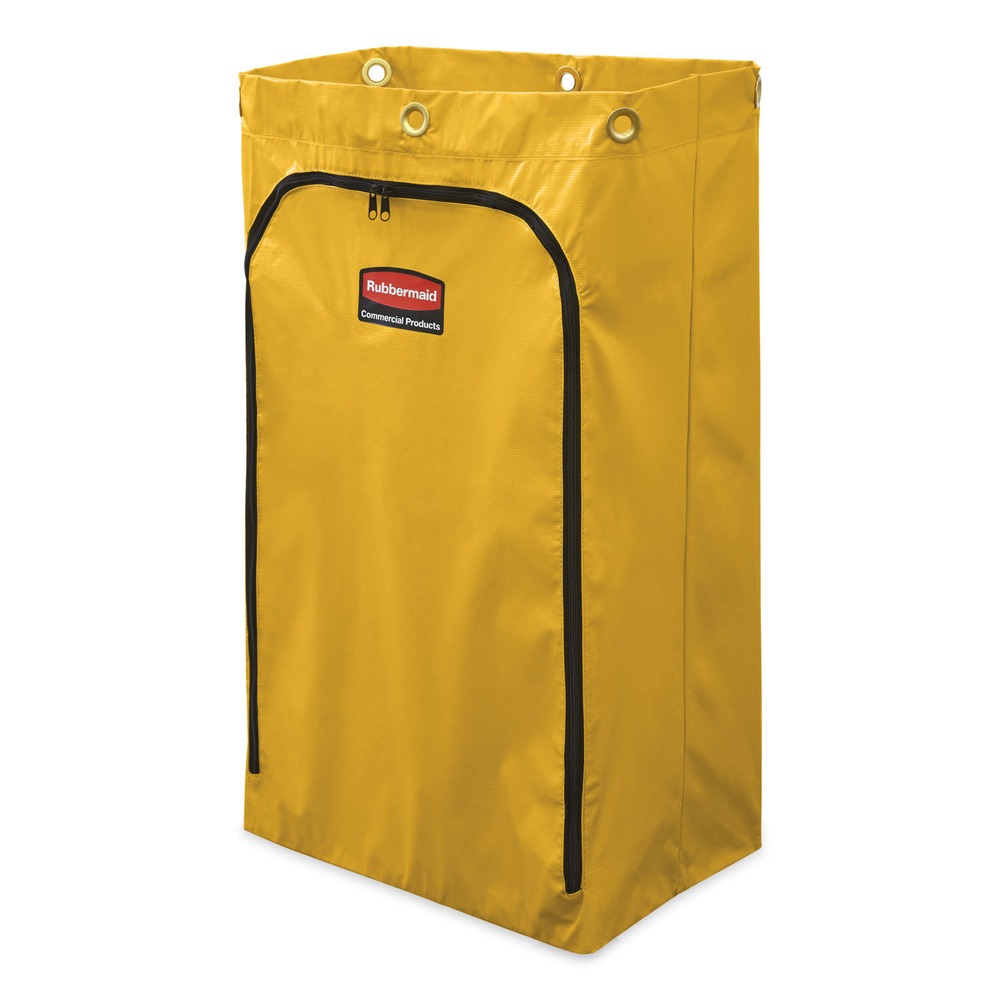 Rubbermaid Commercial 1966719 24 gal Zippered Vinyl Cleaning Cart Bag New - Bild 4 von 8