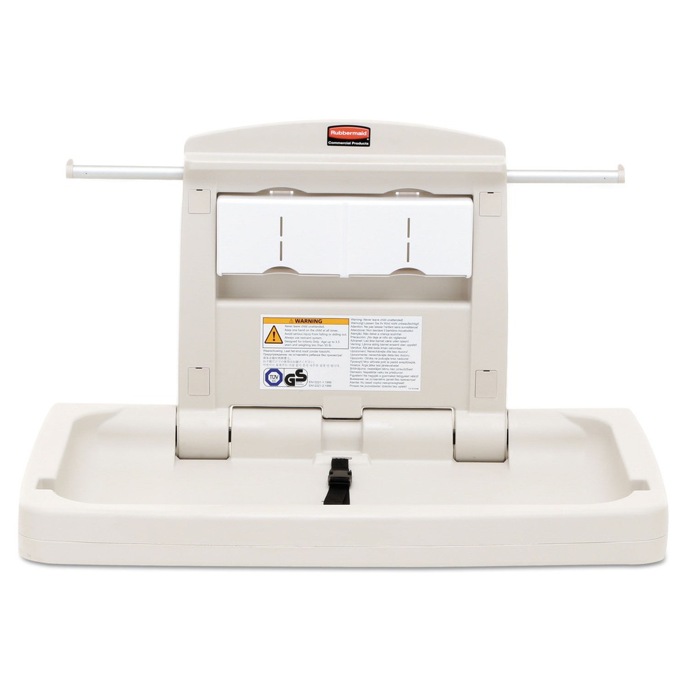 Rubbermaid Commercial 781888 Sturdy Station 2 Baby Changing Table - Platinum New