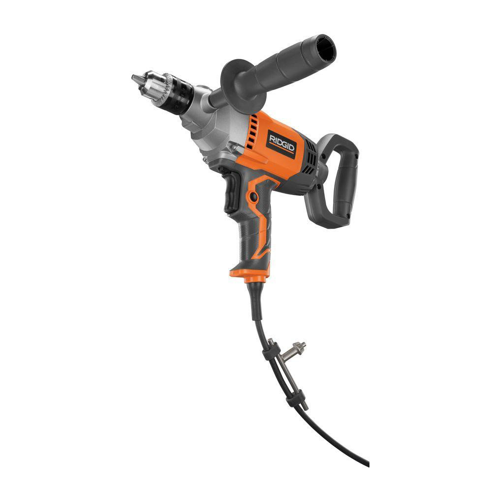 Ridgid 9.0 Amp 1/2 in. Spade Handle Mud Mixing Drill R7122 Recon