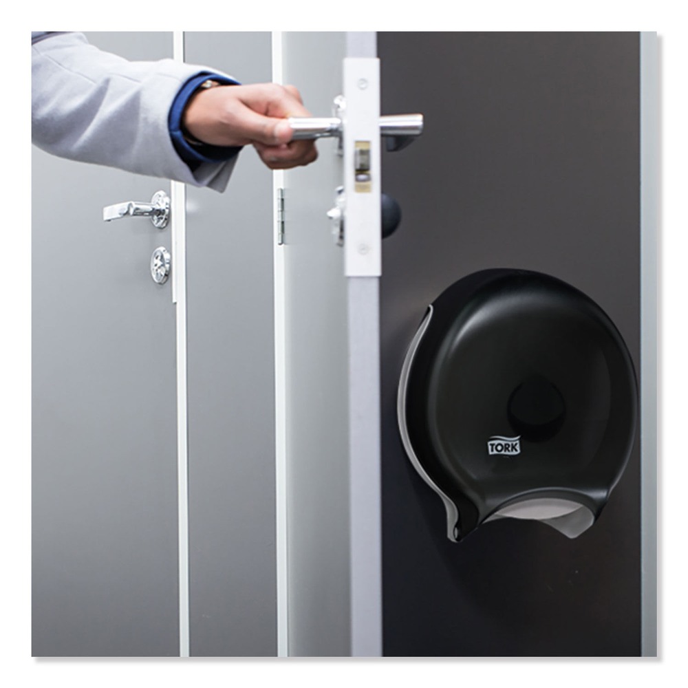 Tork 66TR 10.63 x 5.75 x 12 Jumbo Bath Tissue Dispenser - Smoke (1/Carton) New - Bild 8 von 8