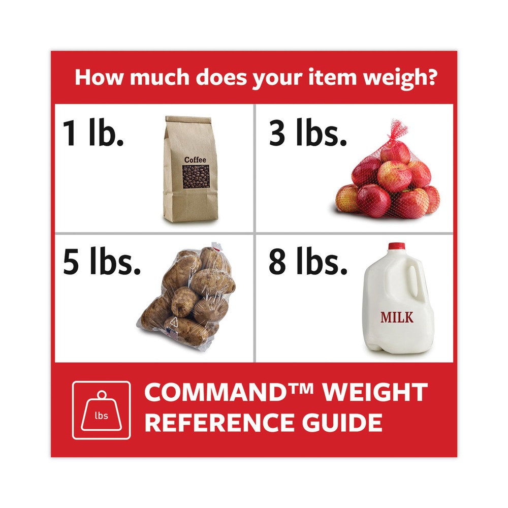 Command 17201CABPK Picture Hanging Strips w/ 6-lb. Cap. (4/ST, 50 ST/CT) New - Bild 4 von 9