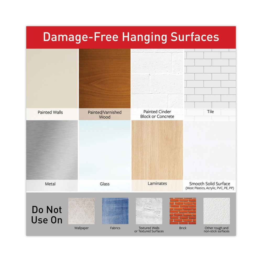 Command 17201CABPK Picture Hanging Strips w/ 6-lb. Cap. (4/ST, 50 ST/CT) New - Bild 8 von 9