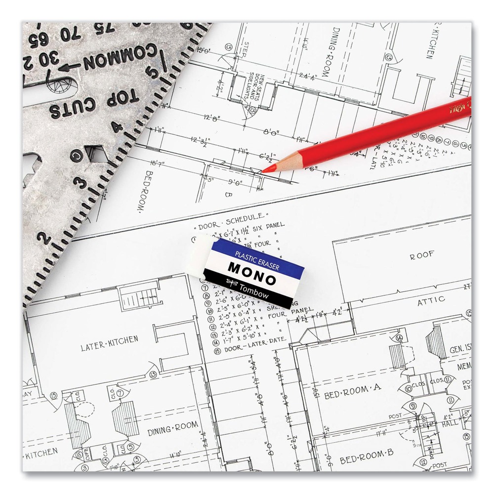 Tombow Mono 57320 rechteckiger Blockradierer für Bleistiftmarkierungen - weiß/klein neu - Bild 3 von 4