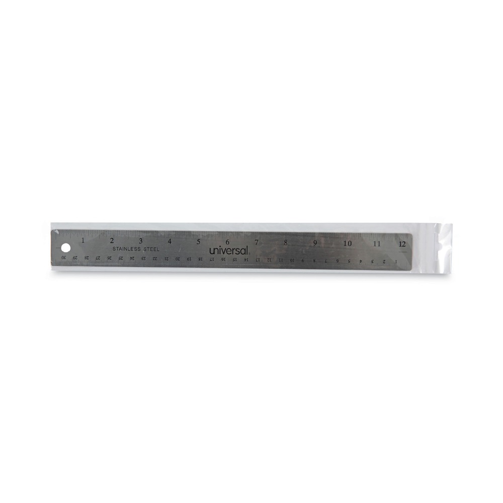 Universal 59023 12 Zoll Lang Standard/Metrisch Edelstahl Lineal Neu - Bild 2 von 5