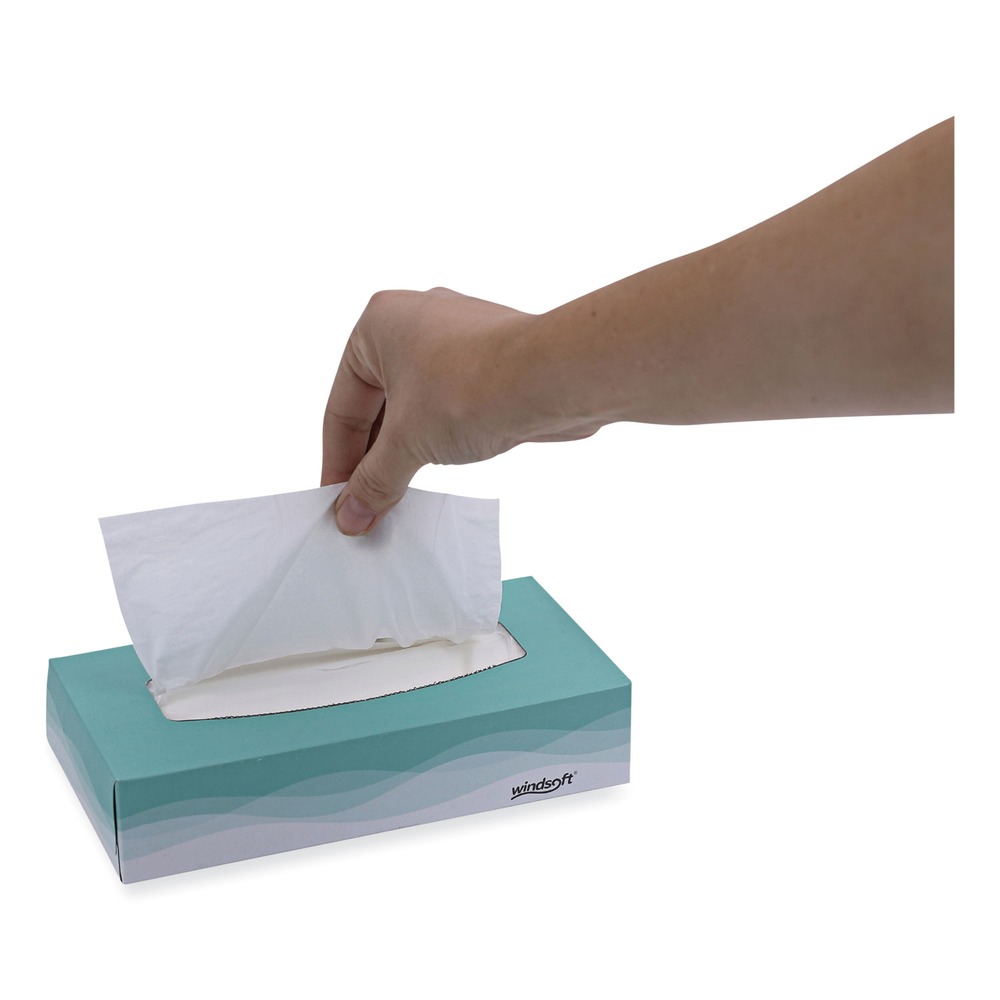 Windsoft 2360 2-Ply Flat Pop-Up Box Facial Tissue - White (30 Boxes/Carton) New - Bild 7 von 8
