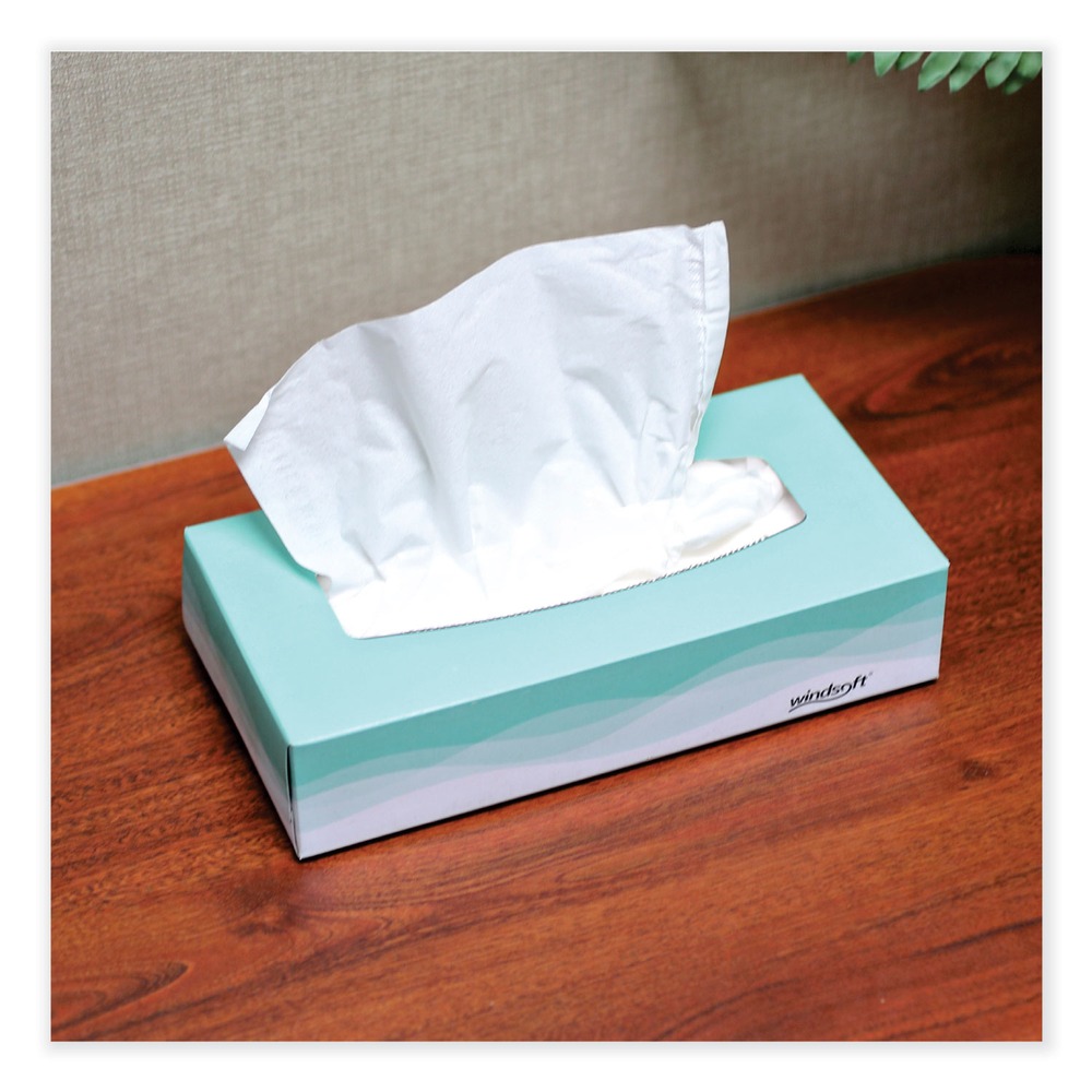 Windsoft 2360 2-Ply Flat Pop-Up Box Facial Tissue - White (30 Boxes/Carton) New - Bild 8 von 8