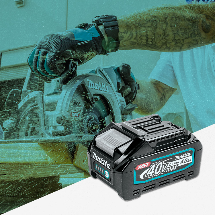 Free Makita 40V XGT 4 Ah Battery Free Makita 40V XGT 4 Ah Battery